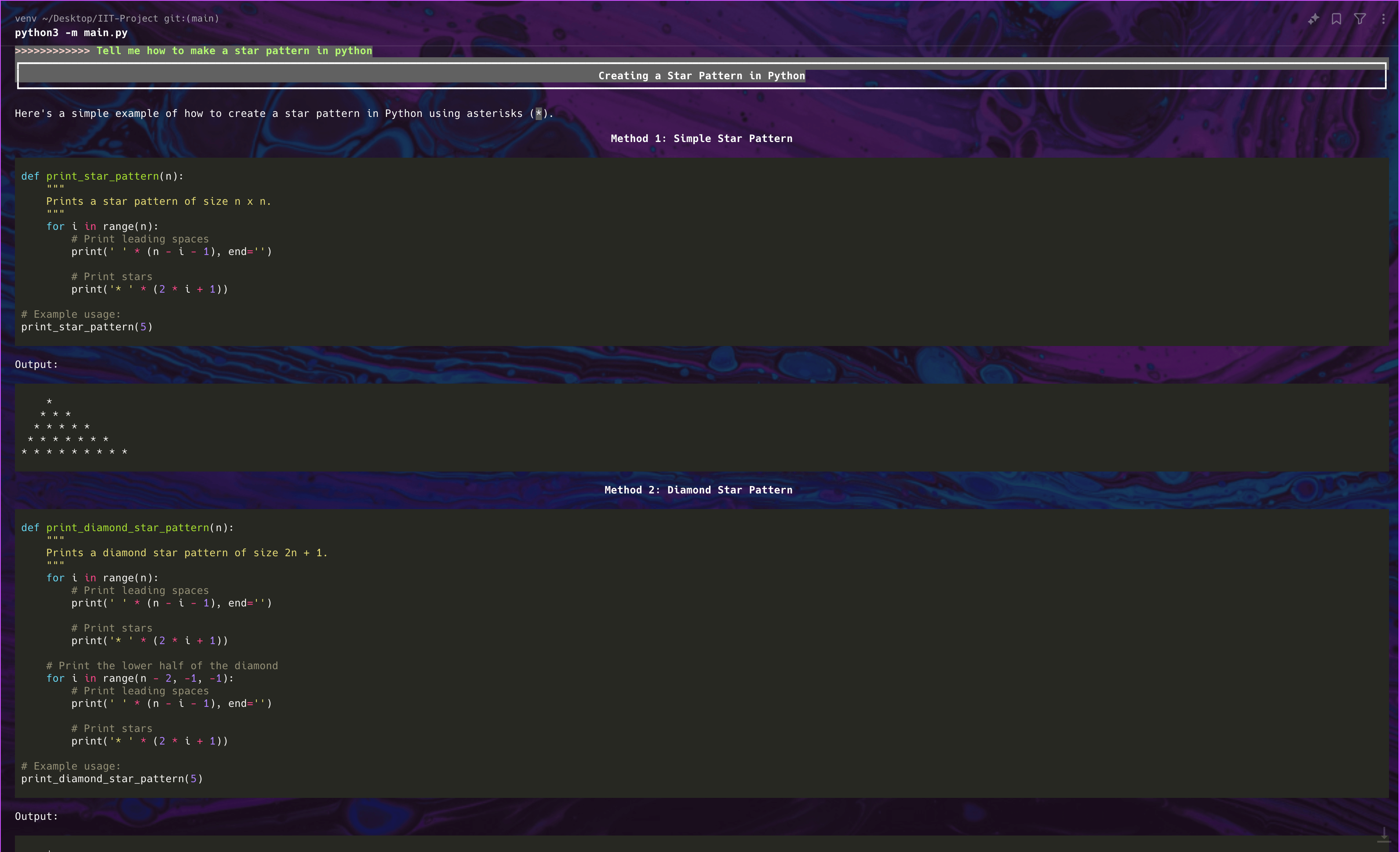 AI Assistant In Terminal